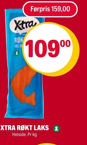 Coop Extra Xtra Røkt Laks tilbud