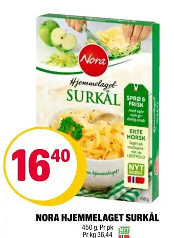 Coop Extra Nora Hjemmelaget Surkål tilbud