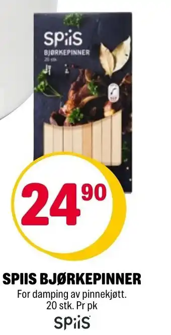 Coop Extra Spiis Bjørkepinner tilbud