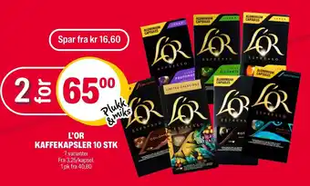 L'Or Kaffekapsler 10 Stk