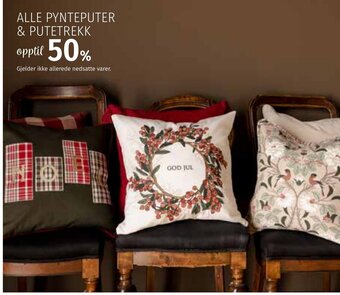 Nille Alle Pynteputer & Putetrekk tilbud