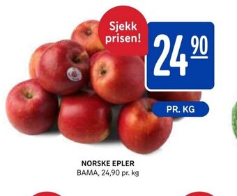 Rema 1000 Norske Epler tilbud