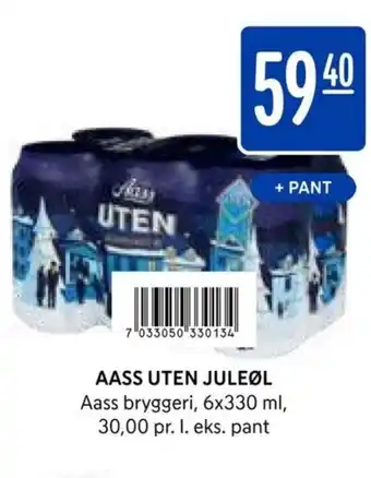 Rema 1000 Aass Uten Juleøl tilbud