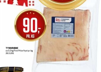Bunnpris First price ribbe tilbud