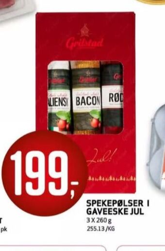 Bunnpris Grilstad spekepølse tilbud