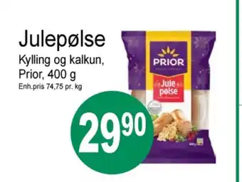 Joker Prior julepølse tilbud