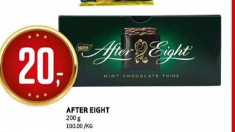 Bunnpris After eight sjokolade tilbud