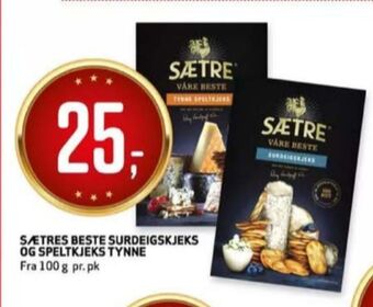 Bunnpris Sætre kjeks tilbud