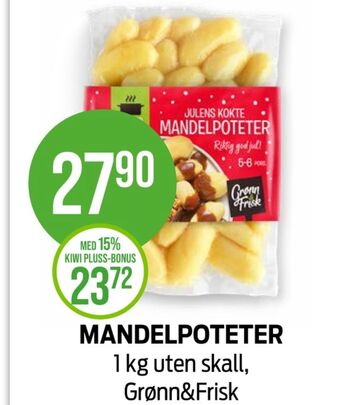 Kiwi Grønn og frisk poteter tilbud