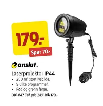 Jula Laserprojektor ip44 tilbud
