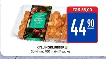 Rema 1000 Kyllingklubber tilbud