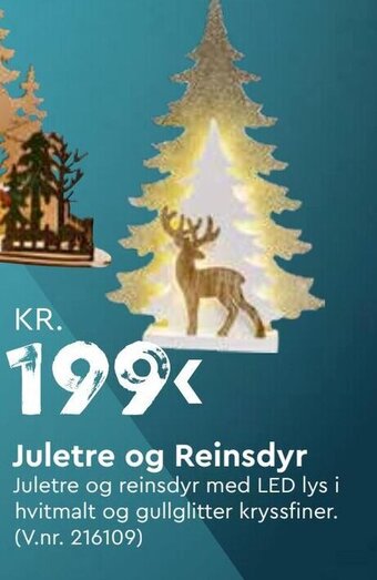 Juletre og Reinsdyr