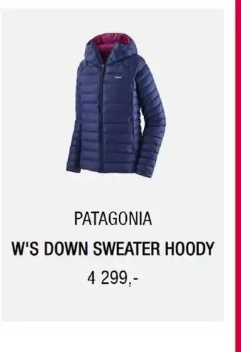 Sport 1 Patagonia W'S Down Sweater Hoody tilbud