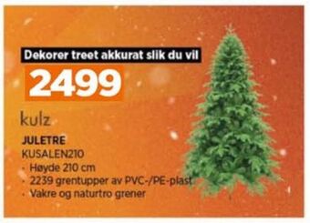 POWER Kulz juletre tilbud