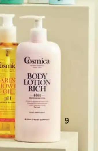 Apotek 1 Cosmica body lotion med og uten parfyme tilbud