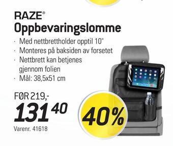 Thansen Oppbevaringslomme tilbud