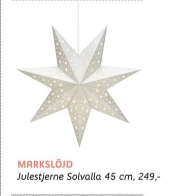 ELON Markslöjd julestjerne tilbud