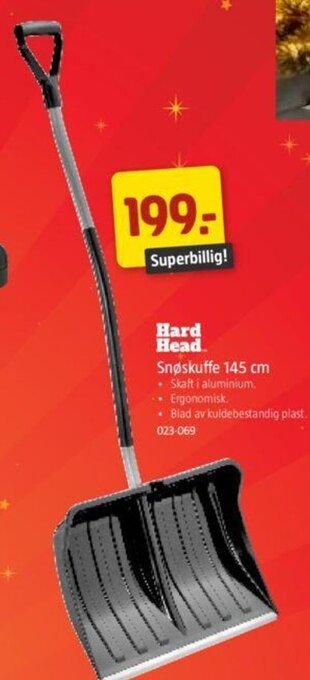 Jula Snøskuffe 145cm tilbud