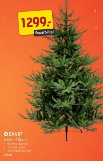 Jula Juletre 210cm tilbud