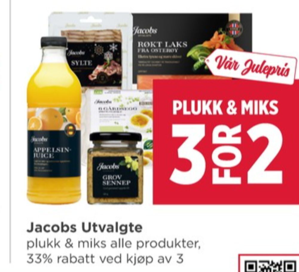 Meny Jacobs utvalgte imageannons tilbud