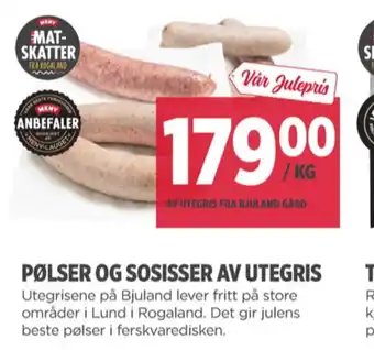 Meny Meny julepølse tilbud