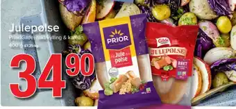 Eurospar Gilde julepølse tilbud