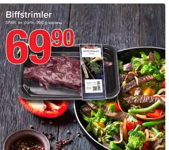 Spar biffstrimler