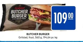 Rema 1000 Butcher Burger tilbud