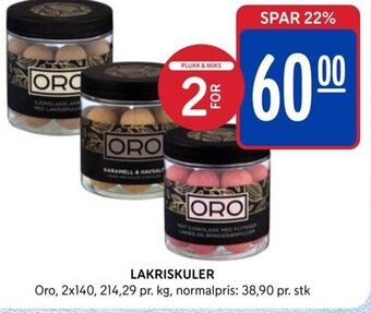 Rema 1000 Lakriskuler tilbud