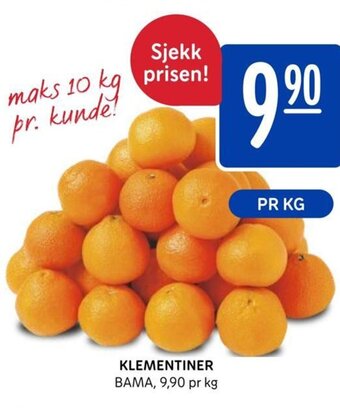 Rema 1000 Klementiner tilbud
