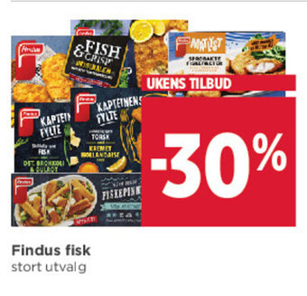 Meny Findus Fisk tilbud