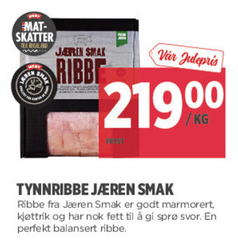 Meny Tynnribbe Jæren Smak tilbud