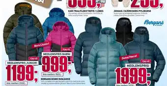Sport 1 Bergans Bismo Dunjakke tilbud