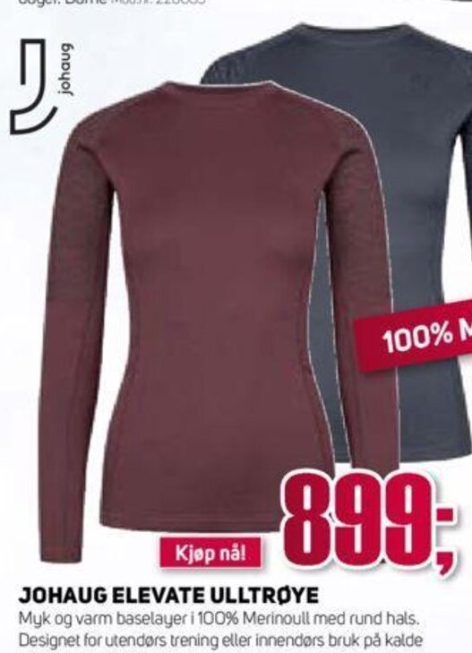 Sport 1 Johaug Elevate Ulltrøye tilbud