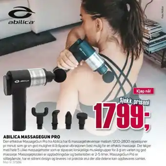 Sport 1 Abilica Massagegun Pro tilbud