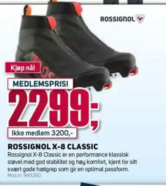 Sport 1 Rossignol X-8 Classic tilbud