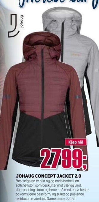 Sport 1 Johaug Concept Jacket 2.0 tilbud