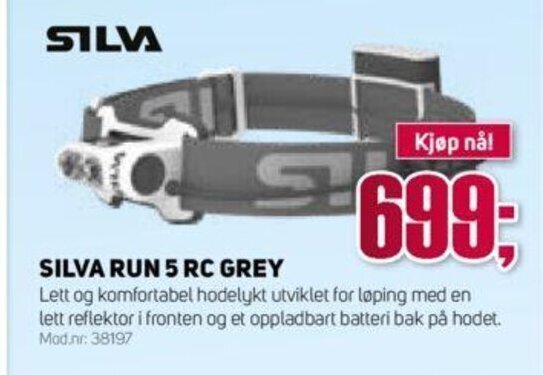 Sport 1 Silva Run 5 RC Grey tilbud