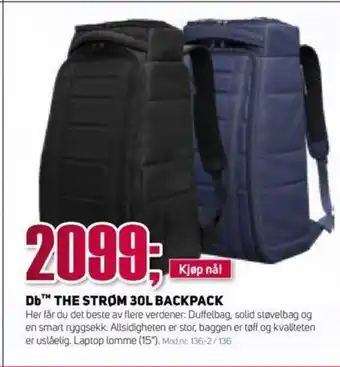 Sport 1 Db The Strøm 30L Backpack tilbud
