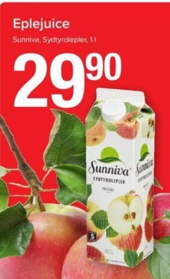 Spar Eplejuice tilbud