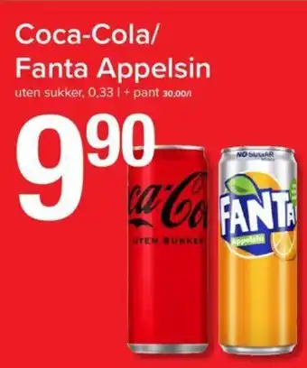 Spar Coca-Cola / Fanta Appelsin tilbud