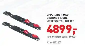 Intersport Oppgrader Med Binding Fischer Move Switch Kit IFP tilbud