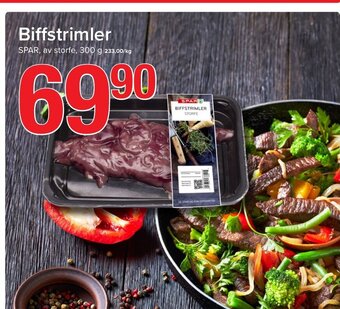 Spar Biffstrimler tilbud