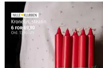 Nille Kronelys Stearin tilbud