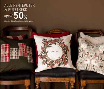 Nille Alle Pynteputer & Putetrekk tilbud