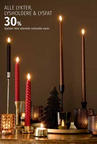 Nille Alle Lykter, Lysholdere & Lysfat tilbud