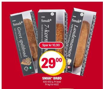 Coop Extra Smak* brød tilbud