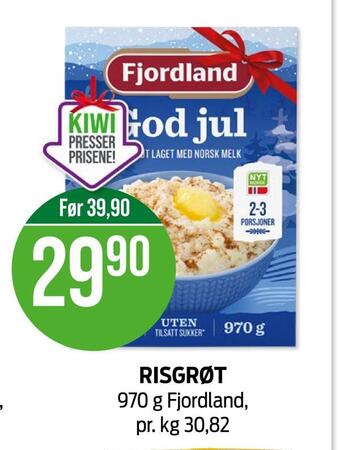 Kiwi Risgrøt tilbud