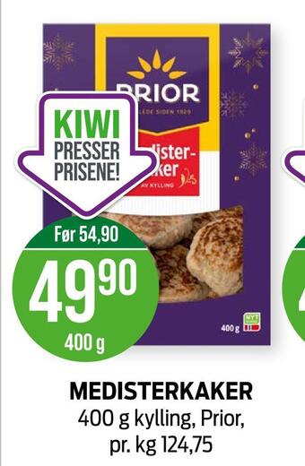 Kiwi Medisterkaker tilbud