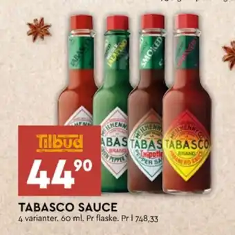 Coop Mega Tabasco saus tilbud